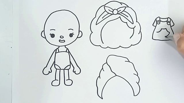 HOW TO DRAW A CHARACTERS TOCA LIFE WORLD | TOCA BOCA DRAWING смотреть онлайн