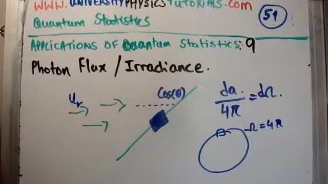 Quantum Statistics 51 : Photon Flux Irradiance смотреть онлайн