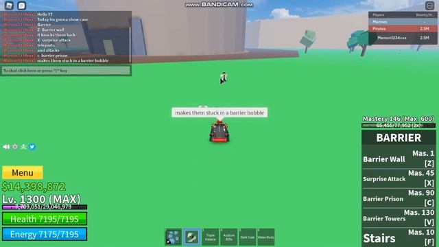 Blox Fruits Barrier Showcase! (ROBLOX) смотреть онлайн