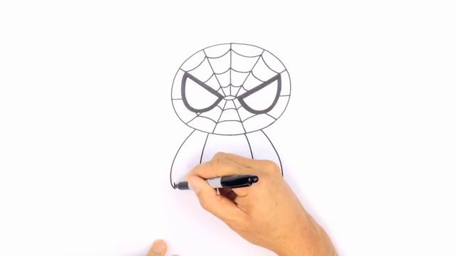 How to Draw Spiderman- Art for Beginners смотреть онлайн