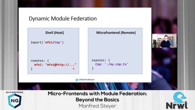Micro-Frontends with Module Federation: Beyond the Basics | Manfred Steyer| EnterpriseNG 2021 смотреть онлайн