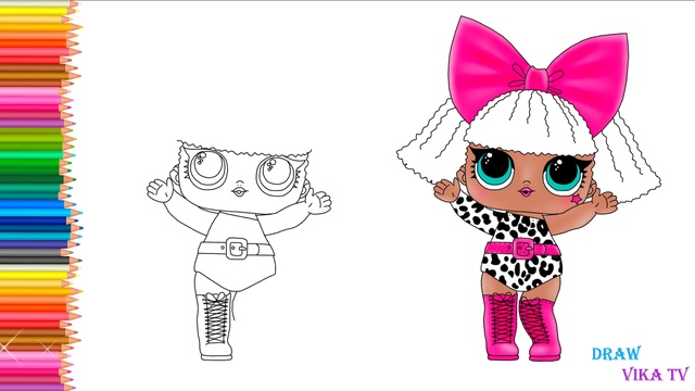 Рисуем L.O.L. Surprise DIVA смотреть онлайн
