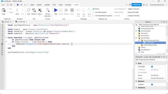 Easiest Roblox Flying Script (Advanced Beginners - AB018) смотреть онлайн