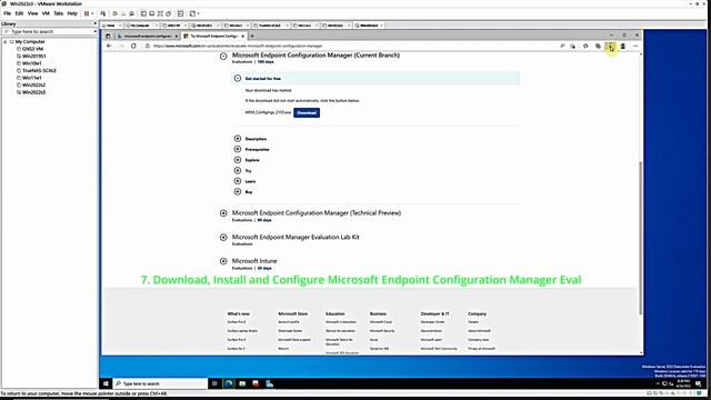 Microsoft Endpoint Configuration Manager Install and Config on Server 2022 & SQL Server 2019 Part смотреть онлайн