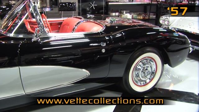 1957 Black Chevrolet Corvette смотреть онлайн