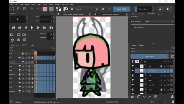 Hollow Knight | Sample Custom Knight Workflow Using Krita and SpritePacker смотреть онлайн