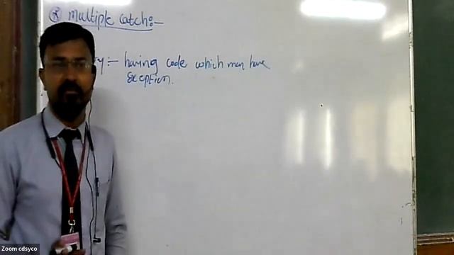 JPR L-44: Describing Exception , Multi-catch statement смотреть онлайн