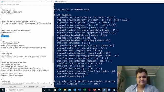 How to compile Xen orchestra from source (no script) смотреть онлайн