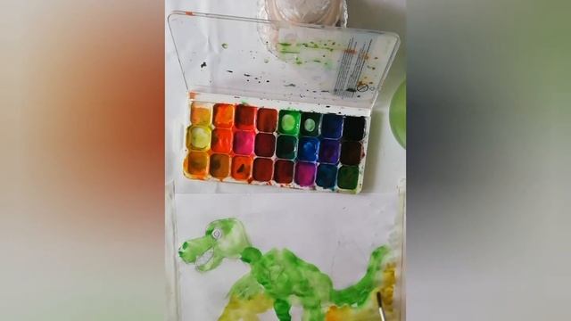 Рисуем динозавра смотреть онлайн