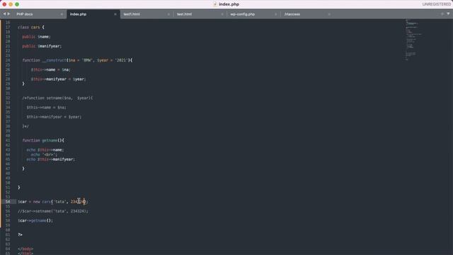 PHP tutorials, construct and destruct смотреть онлайн