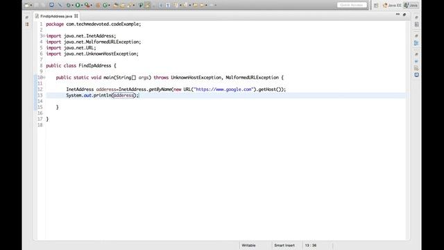 How To Get any Website IP Address in Java смотреть онлайн