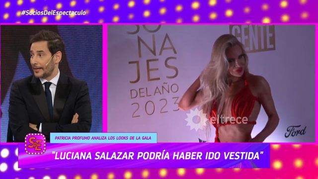 Luciana Salazar se presentó con un look muy osado junto a Matilda en la gala de Gente смотреть онлайн