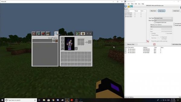 How to make fly hacks in MInecraft Windows 10 edition with cheat engine