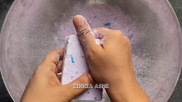Gym Chalk Glitter mix Block ✨ Reform Results of Gym Chalk Cubes Glitter Bomb ✨ ASMR смотреть онлайн