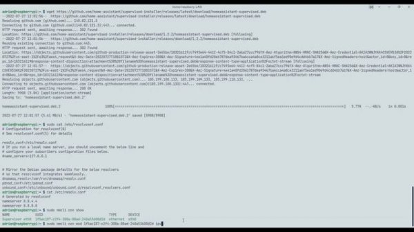 How to Install Home Assistant Supervised on a Raspberry Pi 4b - the official way