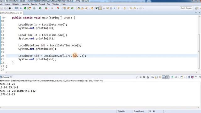 Java 8 Date Time API смотреть онлайн