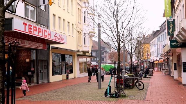 Hamm City, Germany, Walking Tour in hamm 4k смотреть онлайн