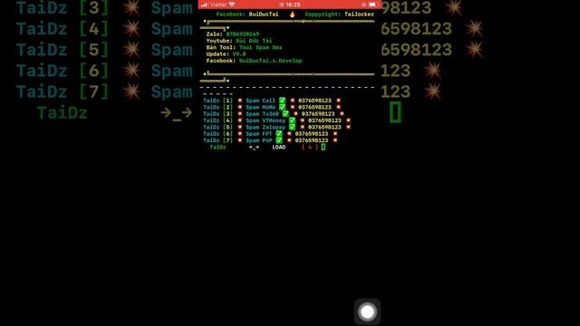[SHARE] TOOL SPAM SMS PHP SIÊU CHÁY SPAM MAX SPEED | VUHUNGOFFICIAL смотреть онлайн