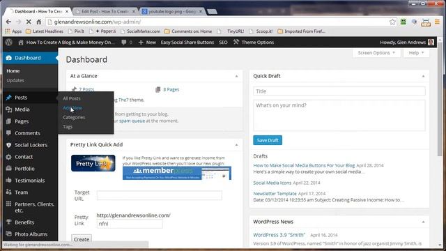 How to Create Social Media Buttons For Your WordPress Blog смотреть онлайн