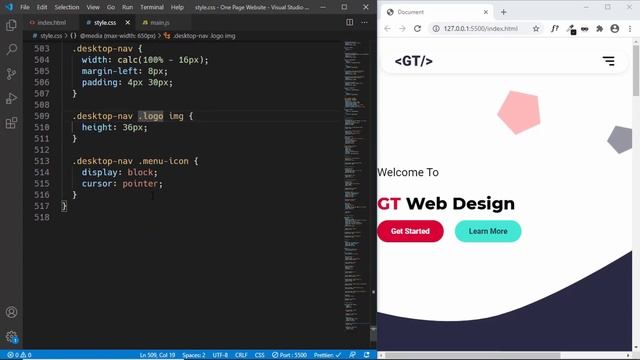 Figma To HTML - One Page Website - Responsive Design - I смотреть онлайн