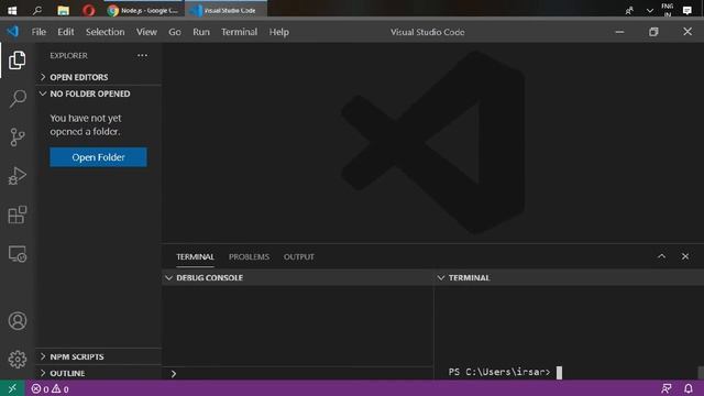 Reactjs Installation Tutorial on Windows 10 - Install visual studio code and node.js смотреть онлайн