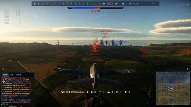 [War Thunder] Four in a row, plus a plane cap? Good match, still lost! смотреть онлайн