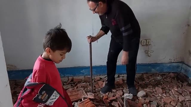 Preparando o Quarto e Sala Com Entulhos Pra Fazer o Piso ! смотреть онлайн