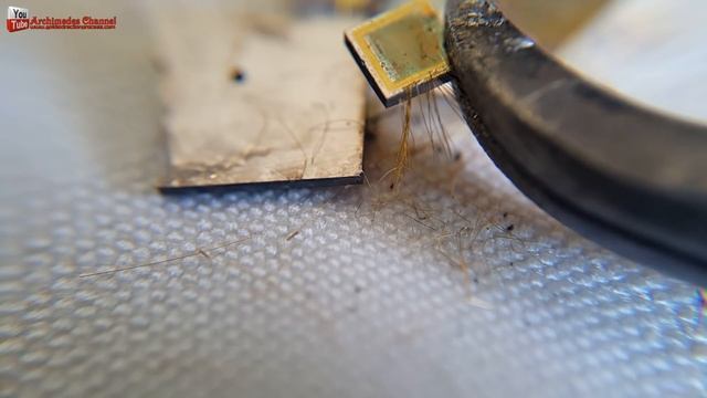 How to recycle gold from motherboard computer scrap | How to make gold recovery ic chips computer смотреть онлайн