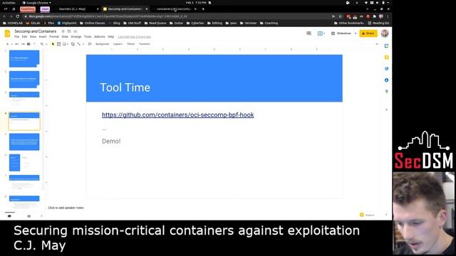 Securing mission critical containers against exploitation смотреть онлайн