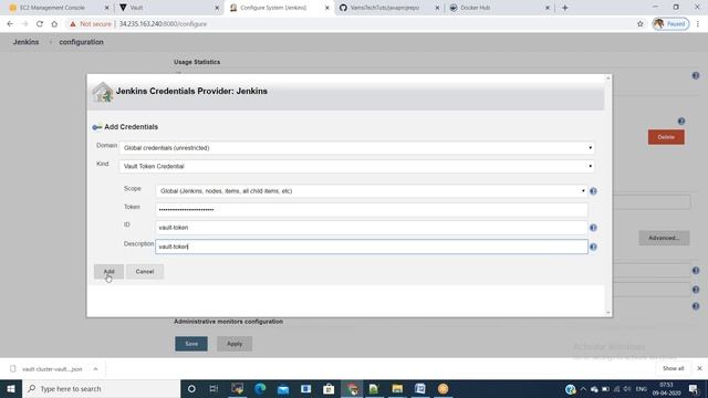 Read DockerHub Credentials from HashiCorp Vault Secrets in your Jenkins pipeline смотреть онлайн