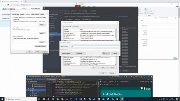 Android Studio/SDK/Emulator in-depth Installation