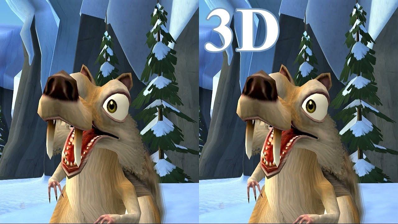 Ice Age 2 Game 3D video SBS VR box google cardboard смотреть онлайн