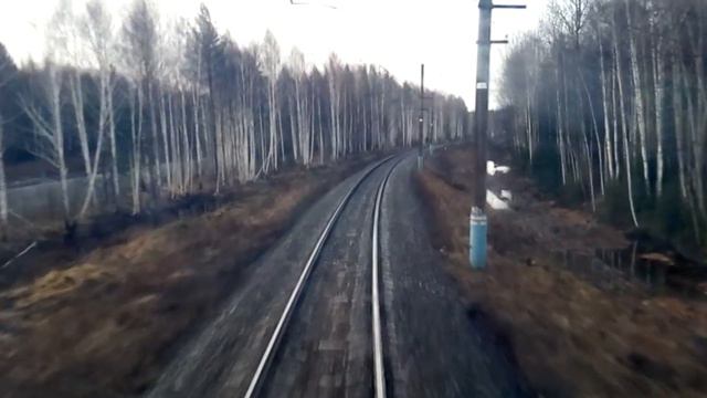 Поездка на грузовом поезде в Свердловской области смотреть онлайн