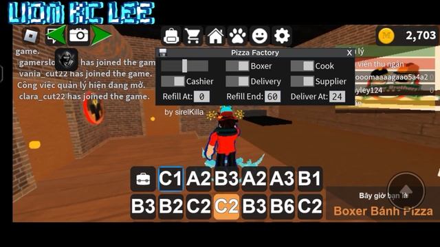 ?Roblox script hack?|?work at a pizza place?|script made by sireIKila|Mobile/PC|Lion Kc Lee смотреть онлайн