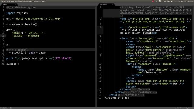 Uncommon SQL Injection | "Ess Kyoo Ell" TJCTF 2018 смотреть онлайн
