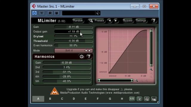 MLimiter by Melda Production Audio Technologies смотреть онлайн