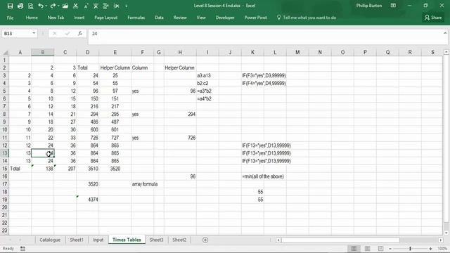 Array formulas - Adding and Deleting Rows смотреть онлайн