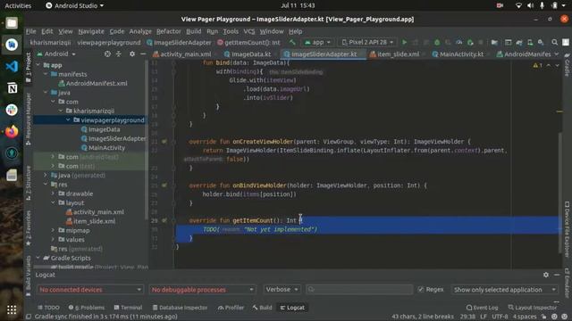 Tutorial Membuat Image Slider dengan Titik Indikator - Android Studio Kotlin смотреть онлайн