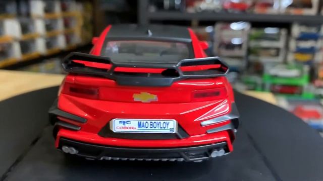 Review Chevrolet Camaro Diecast Scale 1/24 смотреть онлайн