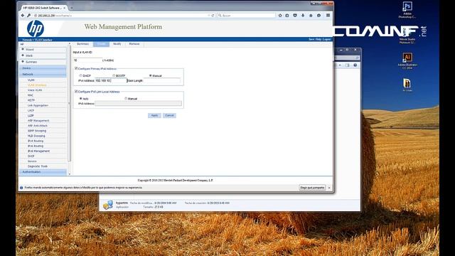 switch Crear VLANs en Switch HP v1910 con JUNIPER JUNOS SRX смотреть онлайн