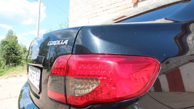 LED задние фонари на Toyota Corolla 150 (LED tail light on Toyota corolla 150). смотреть онлайн