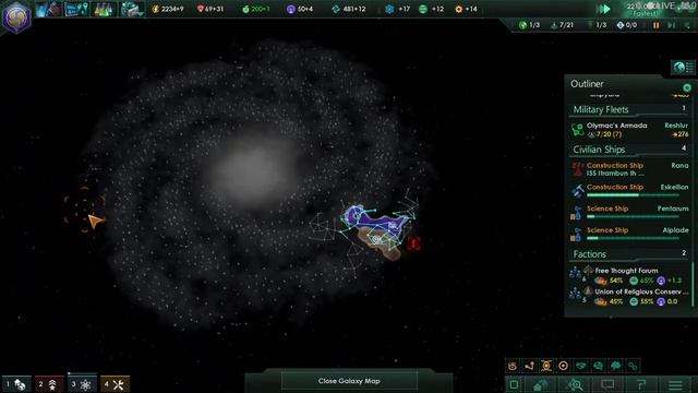 STELLARIS: DKW!!! THE L-GATE IS DISCOVERED смотреть онлайн