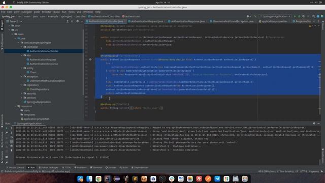 Protected Api Using Acces token or jwt in spring boot смотреть онлайн