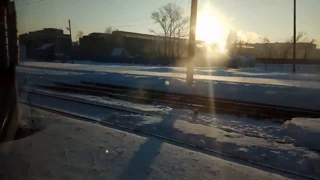 Из окна скоростного поезда "Стриж" (Москва-Нижний Новгород). смотреть онлайн