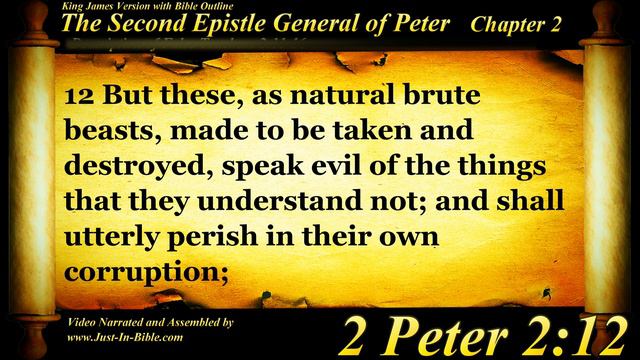 The Second Epistle General of Peter Complete - Bible Book #61 - The Holy Bible KJV Read Along смотреть онлайн