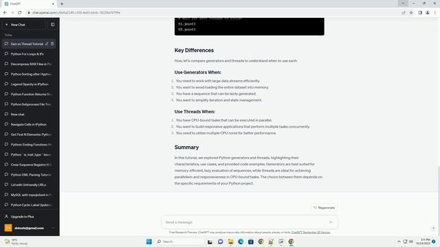 Python Generators Vs Thread смотреть онлайн