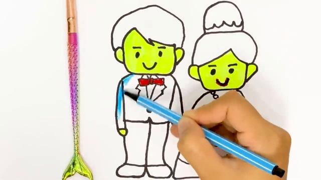 Bolalar uchun oila yarating Draw a family for children Рисуем семью для детей смотреть онлайн