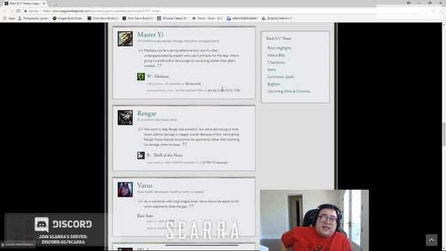 Patch notes 8.17 w/Scarra смотреть онлайн