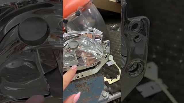 Mitsubishi Outlander - замена линз на bi-led модули, установка ДХО, полировка и бронирование фар смотреть онлайн