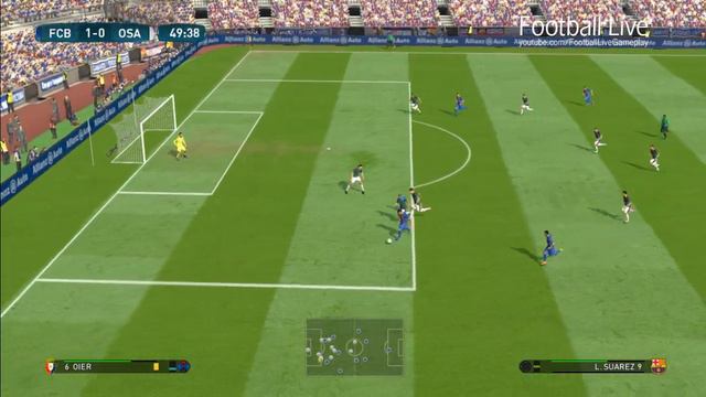 PES 2017 | Barcelona vs Osasuna | Messi Free Kick Goal & Full Match | Gameplay PC смотреть онлайн